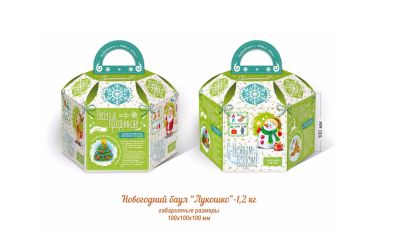 Продукция комбината Покровский - Навагодні баўл &laquo;Кош&raquo; (кардон) 1,2 кг