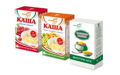 Продукция комбината Покровский - Ўпакоўка для каш