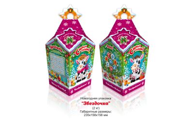 Продукция комбината Покровский - НАВАГОДНІ БАЎЛ" ЗОРАЧКА " (МИКРОГОФРОКАРТОН) &ndash; 2,0 КГ. ЦАНА БЕЗ ПДВ-1,40 КАП.